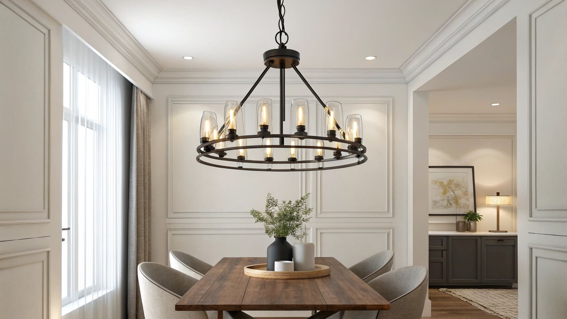 modern chandeliers for dining room