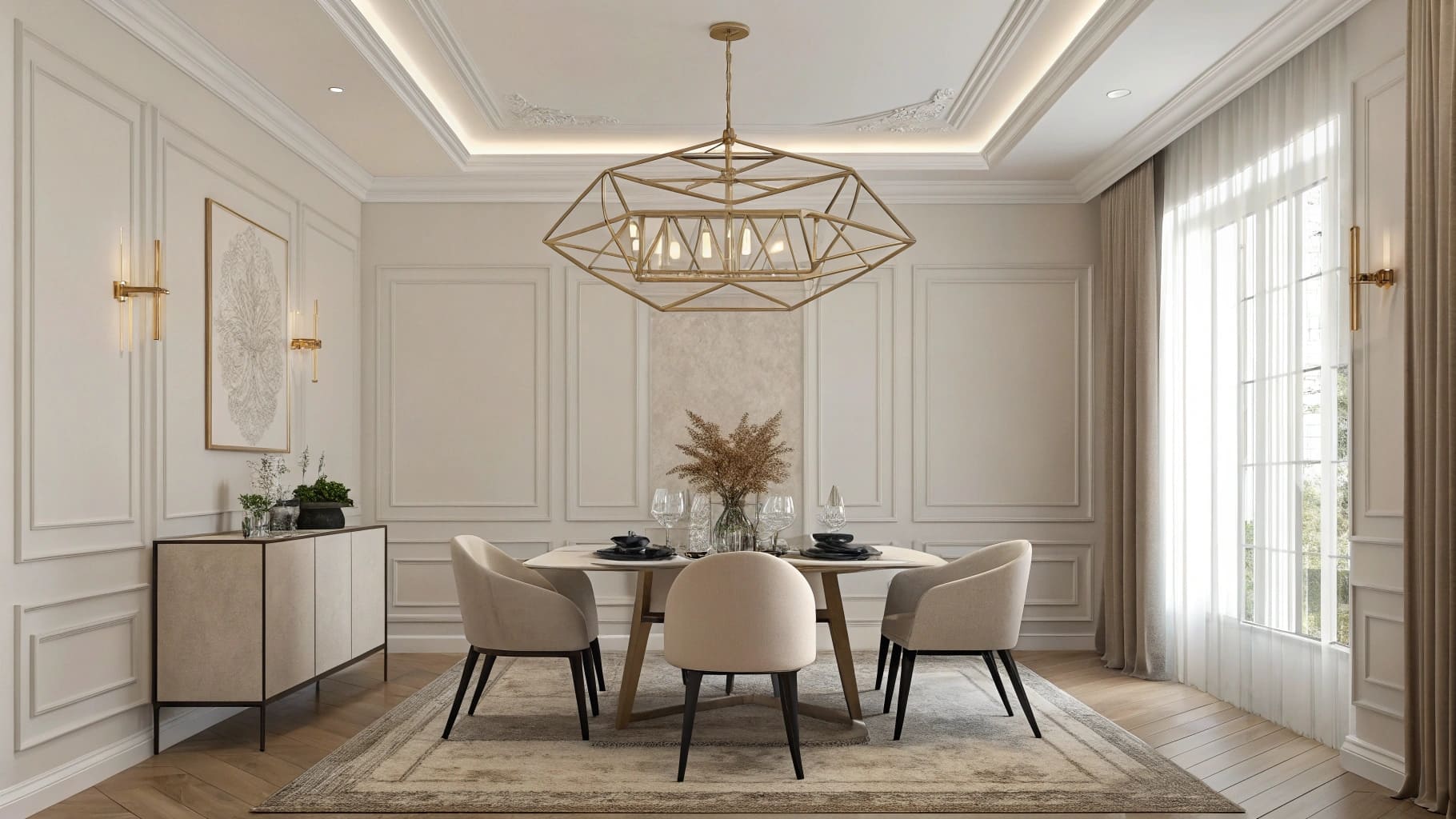 contemporary dining room chandeliers​